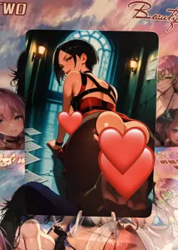 Matte Beautiful Waifu Handmade Card Goddess Story CCG Anime Double Sided - Image 1