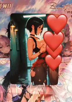 Matte Beautiful Waifu Handmade Card Goddess Story CCG Anime Double Sided - Image 2