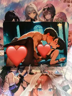 Matte Beautiful Waifu Handmade Card Goddess Story CCG Anime Double Sided - Image 2