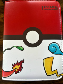 Pokemon Binder with about 400 cards and 40 sleeves. - Image 1