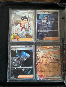 Pokemon Binder with about 400 cards and 40 sleeves. - Image 3