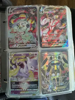 Pokemon Binder with about 400 cards and 40 sleeves. - Image 4