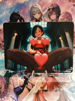 Matte Beautiful Waifu Handmade Card Goddess Story CCG Anime Double Sided - Image 1