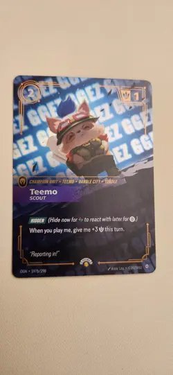 Teemo - Scout (GG EZ) - Riftbound Organized Play Promotional Cards (OPP) - Image 1