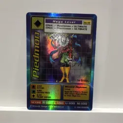Bandai Digimon CCG Piedmon Holo Mega Level Card Bo-42 1st Edition 1999 - Image 1
