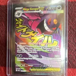 Pokemon Mega Gengar EX Full Art Holo Card 269/217 Ghost Type 350 HP 230 Attack - Image 1