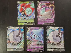 Lot of 5 Pokemon Jumbo Promo Cards – Orbeetle Polteageist Hatterene And Dubwool - Image 1