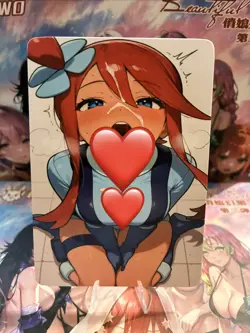 Matte Beautiful Waifu Handmade Card Goddess Story CCG Anime Double Sided - Image 2