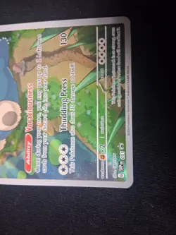 Snorlax Promo Holo SVPEN Pokemon Card 057 Basic Colorless HP 150 Attack 130 - Image 4