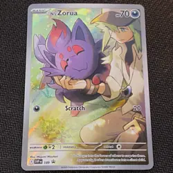 N's Zorua 189 Sv: Scarlet & Violet Promo Card Holo - Image 1