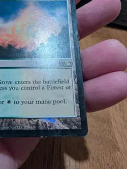 Magic: The Gathering Sunpetal Grove Foil Core Set 2010 Land Jason Chan 228 - Image 4