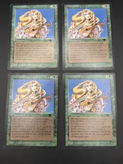 Magic the Gathering ~ MTG ~ 4x Titania's Song ~ MP - LP ~ Antiquities - Image 1