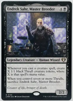 MTG Endrek Sahr, Master Breeder Commander Masters Regular - Image 1