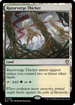 Razorverge Thicket - 325 - BLC - NM - Normal - Image 1