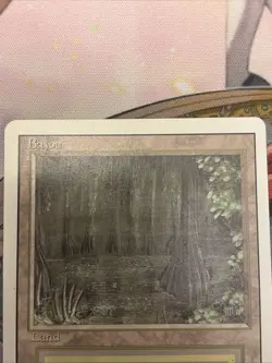 BAYOU | Magic the Gathering 3rd Edition Revised | Rare Dual Land | LP - Image 2