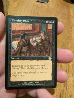 Magic: The Gathering Morality Shift Rare Judgment Sorcery Black Tiritilli - Image 1