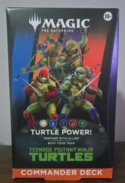 Sealed Teenage Mutant Ninja Turtles Commander Deck New MTG - Image 1
