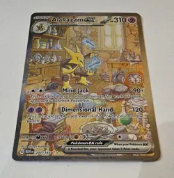 Pokemon TCG Alakazam EX 201/165 Scarlet & Violet 151 Card - Image 2