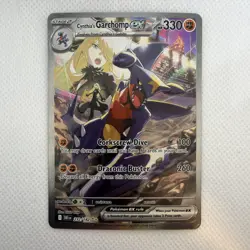 Pokemon Destined Rivals Cynthia's Garchomp EX 232/182 Special Illustration Rare - Image 3