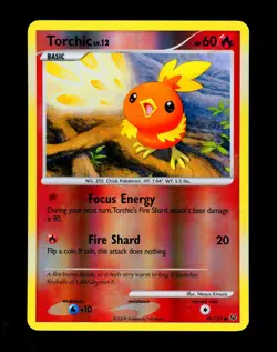 2009 Pokemon TORCHIC Platinum REVERSE HOLO Base Set Series Card 99/127 NM MINT - Image 1