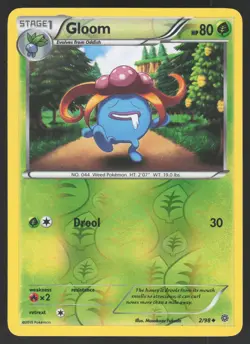 Gloom 2/98 Reverse Holo Pokemon TCG XY - Ancient Origins LP - Image 1