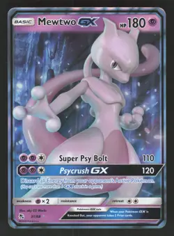 Mewtwo GX 31/68 Pokemon TCG Hidden Fates NM - Image 1
