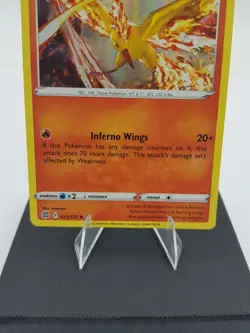 Moltres 021/172 Rare Holo Brilliant Stars Pokemon TCG Card - Image 5