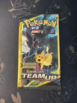 Rare Pokemon Team Up 3 Card Factory Sealed Booster Pack HEAVY 7.73g - Image 2