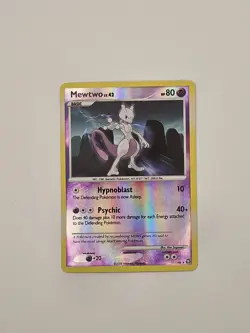 Mewtwo Pokemon Diamond & Pearl Legends Awakened 11/146 Reverse Holo LP - Image 1