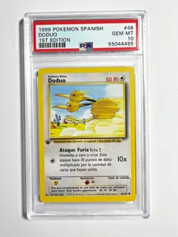 PSA 10 Gem Mint 1st Edition Doduo 1999 Pokemon Base Set SPANISH #48 - Image 2