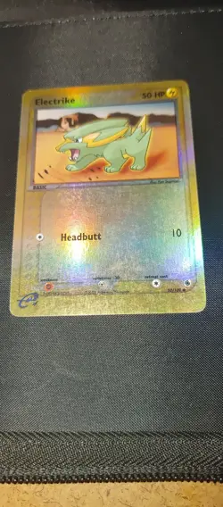Pokemon TCG Electrike Ruby & Sapphire Reverse Holo 52/109 E Reader - Image 4