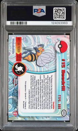 2000 TOPPS CHROME POKEMON T.V. #15 BEEDRILL PSA 10 - Image 2