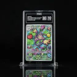 2025 POKEMON PFL EN-PHANTASMAL FLAMES | ILLUSTRATION RARE AMBIPOM 107 TAG 10 - Image 1