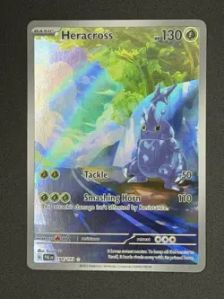 Pokemon Paldea Evolved - Heracross Illustration Rare 194/193 - Image 1
