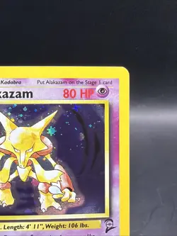 Alakazam 001/130 Base Set 2 Holo NM Pokemon TCG - Image 3
