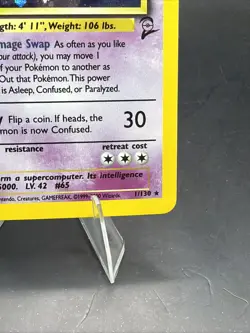 Alakazam 001/130 Base Set 2 Holo NM Pokemon TCG - Image 4