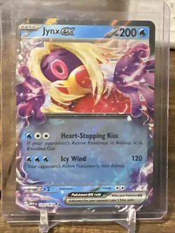Pokemon Scarlet and Violet 151 Jynx EX Double Rare 124/165 - Image 1