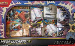 Pokemon Mega Lucario ex Premium Figure Collection Box - Image 1