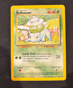 Bulbasaur 44/102 Pokemon Base Set 1999 Unlimited - Image 1