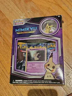 POKEMON 2017 SUN MOON MIMIKYU Pin Collection Box - Image 1
