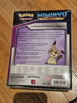 POKEMON 2017 SUN MOON MIMIKYU Pin Collection Box - Image 2