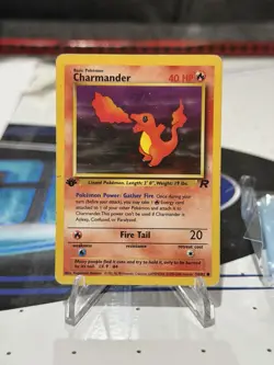 Charmander 50/82 Common Team Rocket Pokemon 1st Edition - Image 1