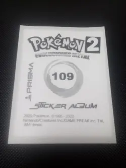 2022 POKEMON Prizma Sticker #109 Swampert Gold Star Holo Peru Gradeable - Image 2