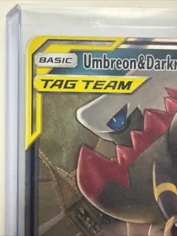 Pokemon Umbreon & Darkrai GX SM-Unified Minds 125/236 Ultra Rare Holo TAG TEAM - Image 3