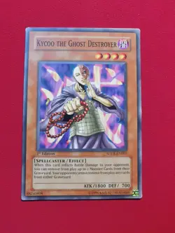 Yu-gi-oh Kycoo the Ghost Destroyer SDDE-EN007 Common 1st Edition LP - Image 1