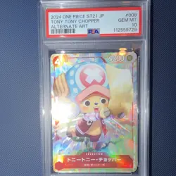 ONE PIECE Tony Tony Chopper (Alt Art) ST21-008 Foil Japanese Card PSA 10 - Image 1