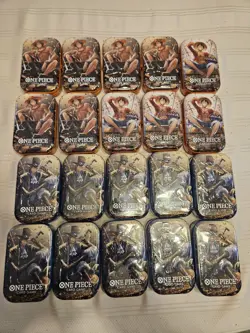 One Piece English Bandai TCG Volume 2 Mini Tins Factory Sealed Lot Of 20 OP-13 - Image 1