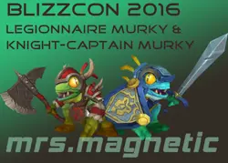 WoW Loot - Blizzcon 2016 Ticket - Ingame Goodies - Printed copy - Murky Pets! - Image 1