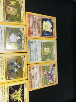 Pokemon TCG Vintage 7 card Holo Rare lot, HP-DMG. READ DESCRIPTION - Image 2