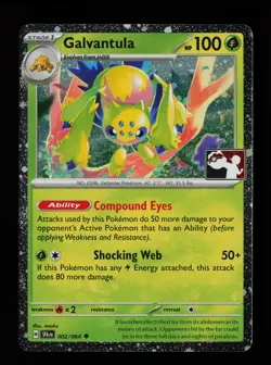 Galvantula 002/064 (Cosmos Holo),Uncommon Prize Pack Pokemon Card - Image 1